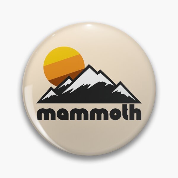 Item preview, Retro Mammoth ))(( Tourist Souvenir Travel California Design designed and sold by acquiesce13.
