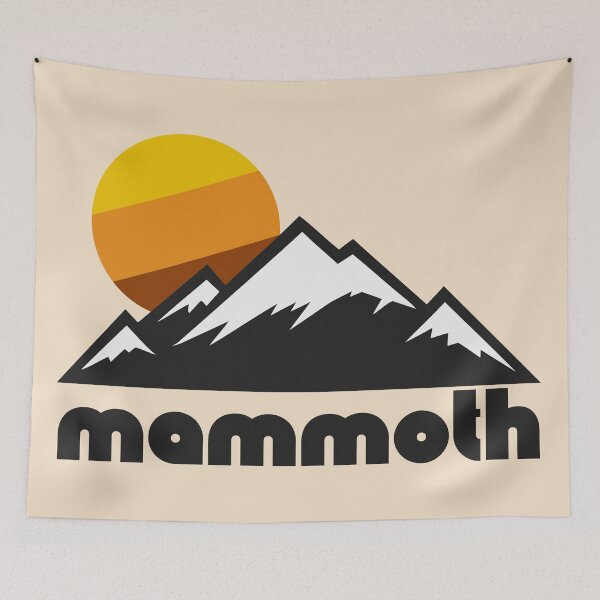Item preview, Retro Mammoth ))(( Tourist Souvenir Travel California Design designed and sold by acquiesce13.