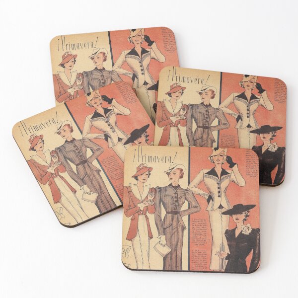 Item preview, Vintage Fashion: Spring in 1937 designed and sold by lindalooart.