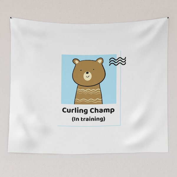 Item preview, Curling Champ In Training designed and sold by VJKTees.