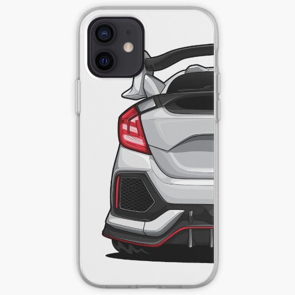 Civic type-R (White) iPhone Soft Case