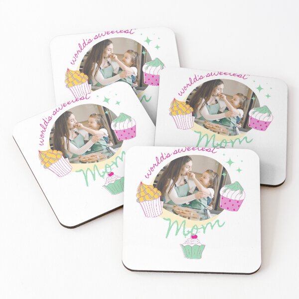 Item preview, Pink and Green Cupcake Cute & Friendly General Greetings Mother's Day designed and sold by fosterahope.