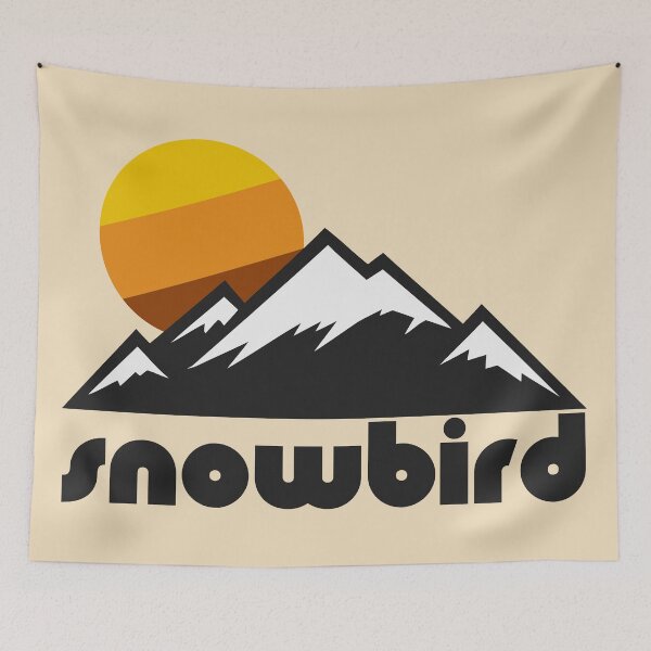 Item preview, Retro Snowbird ))(( Tourist Souvenir Travel Design  designed and sold by acquiesce13.