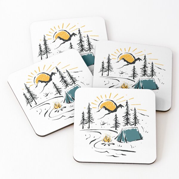 Item preview, Camping with nature designed and sold by easy2ware design.