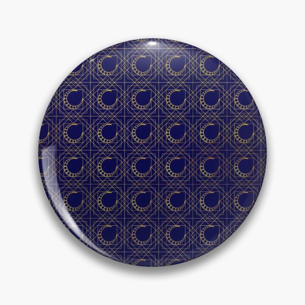 Aperçu de l'œuvre Tessellation Art Déco de la Lune créée et vendue par UncannyCandy.