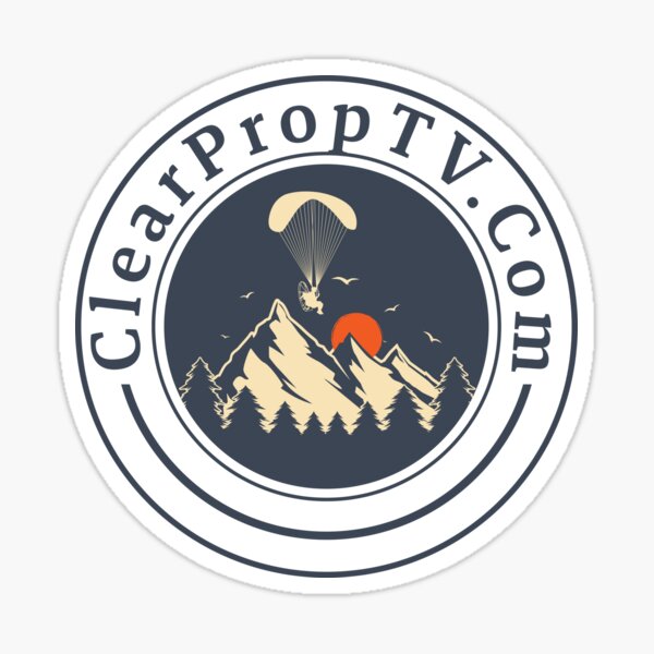 "official clearproptv logo" Sticker for Sale by PPGGrandpa | Redbubble