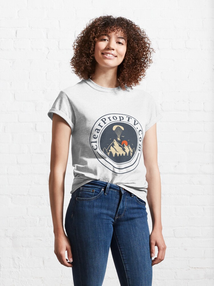Alternate view of official clearproptv logo Classic T-Shirt