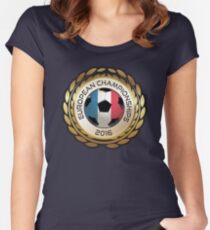 European Championship 2016 Women's Fitted Scoop T-Shirt