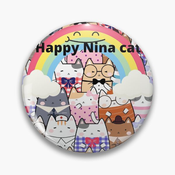 Item preview, Happy Nina Cats designed and sold by planojohn2009.