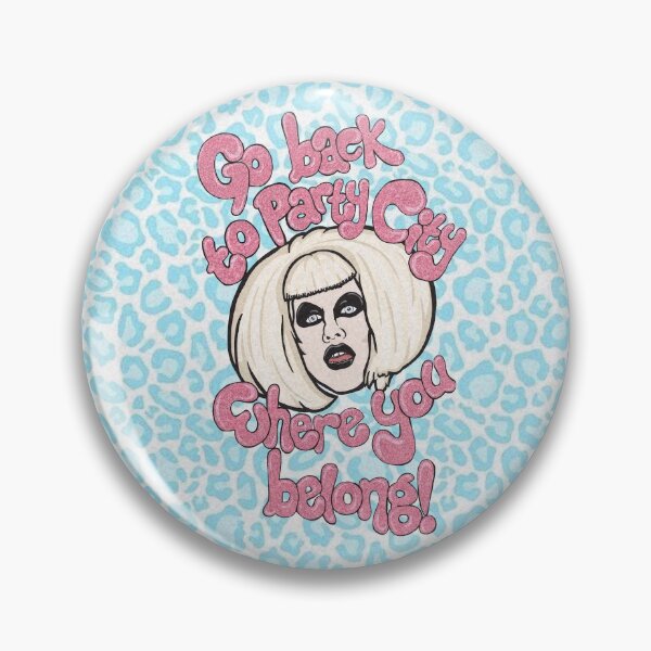 Item preview, Go back to Party City where you belong! - Funny drag queen stickers designed and sold by ToruandMidori.