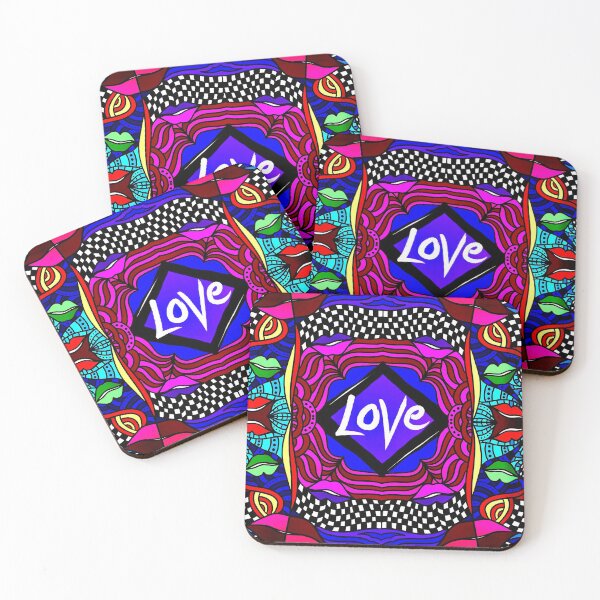 Item preview, Purple Love Doodle designed and sold by doodlebopshop.