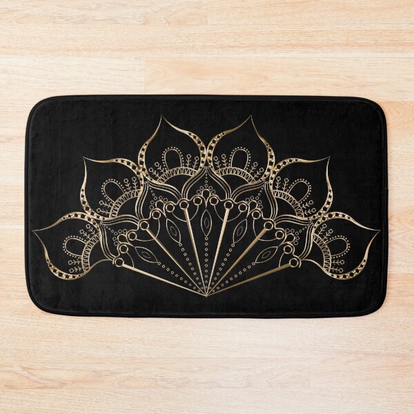 Item preview, Gold Lotus design designed and sold by Caummon Thread.