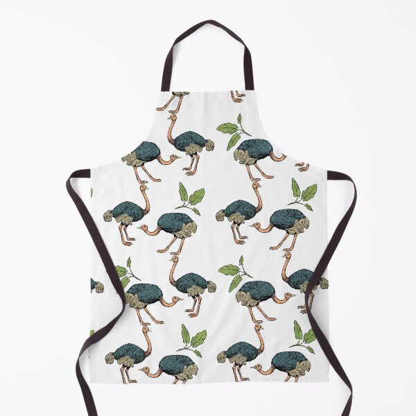Item preview, Ostrich bird pattern designed and sold by TheWaterBirds.