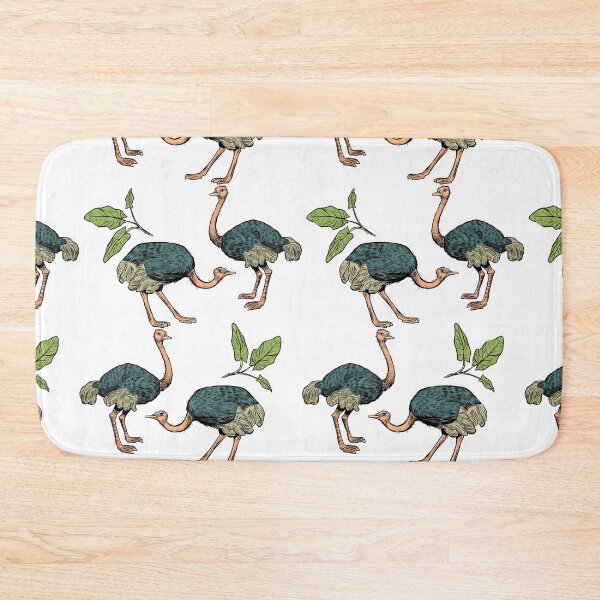 Item preview, Ostrich bird pattern designed and sold by TheWaterBirds.