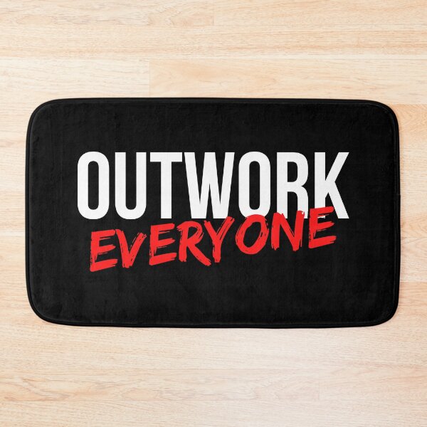 Item preview, Outwork Everyone - White and Red Text - Limitless Mindset designed and sold by CWolff.
