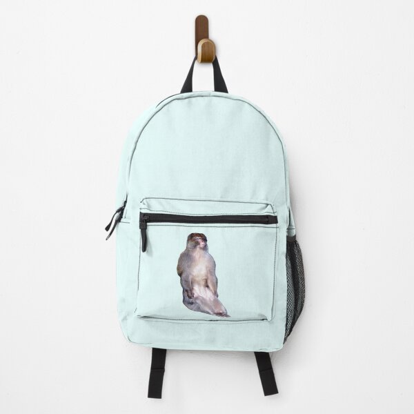 Item preview, Funny Animal Stickers: Monkey sitting upright designed and sold by Memiefy.