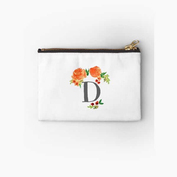 Item preview, Floral Watercolor Monogram D designed and sold by SaraLoone.