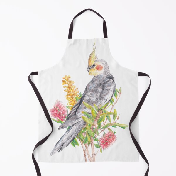 Item preview, Australian Cockatiel || Floral Bird designed and sold by Kayla Reay.