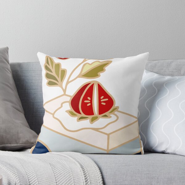 Item preview, Strawberry cake with blue wave designed and sold by artflorara.
