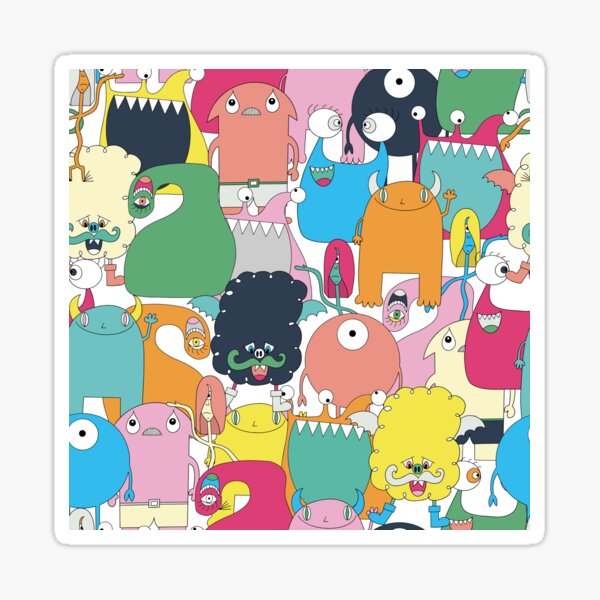 Monsters Sticker