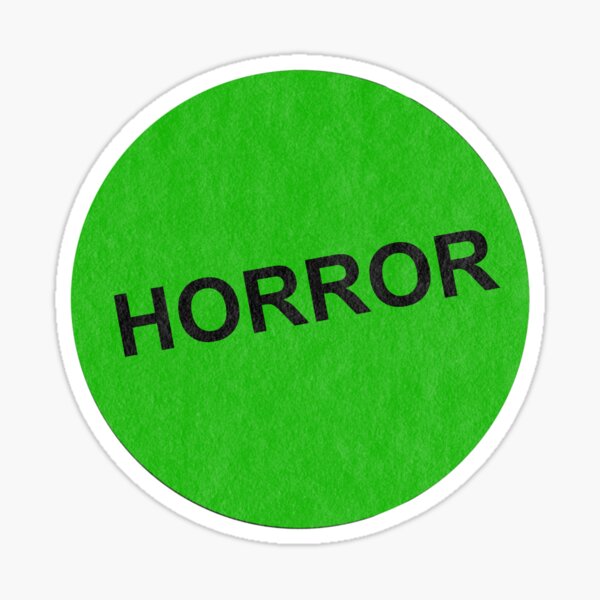 Retro VHS horror Sticker