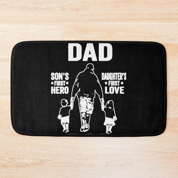 Item preview, Dad Son's First Hero daughter's First Love Fathers Day  designed and sold by Rhome2001.