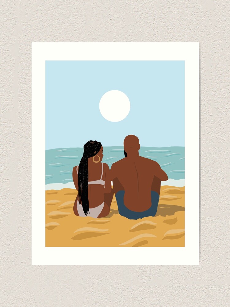 サラカードル原画 【beach Love】 - 美術品・アンティーク・コレクション