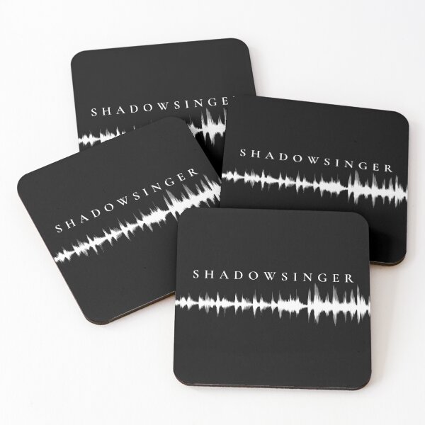 Item preview, Shadowsinger's Soundtrack (Sticker, Tote, Coaster) designed and sold by Bookdragon77.