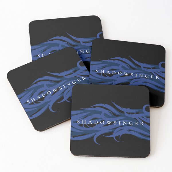 Item preview, Shadowsinger's Song (Sticker, Tote, Coaster) designed and sold by Bookdragon77.