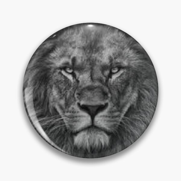 Item preview, White lion black designed and sold by Ampint.
