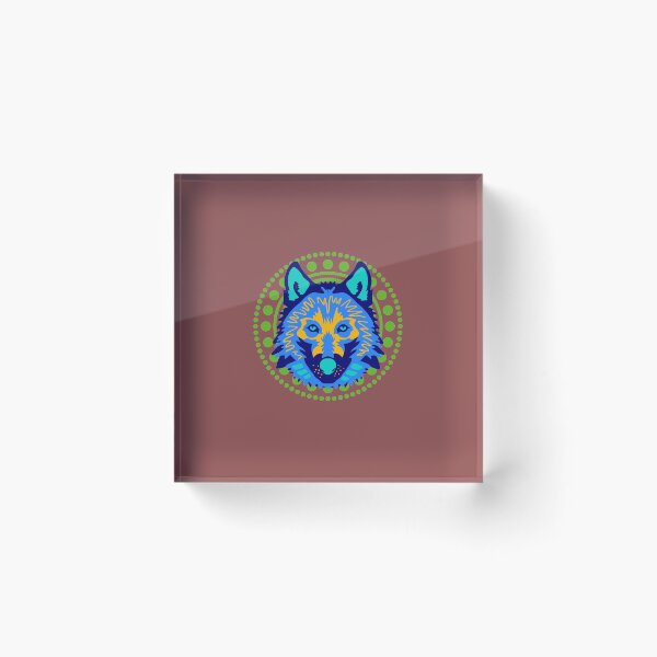 Item preview, Lone blue wolf ! designed and sold by Byoudesigns.