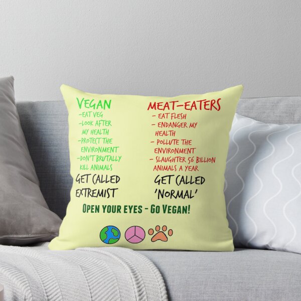 Item preview, Open Your Eyes - Go Vegan! designed and sold by thehippievegan.