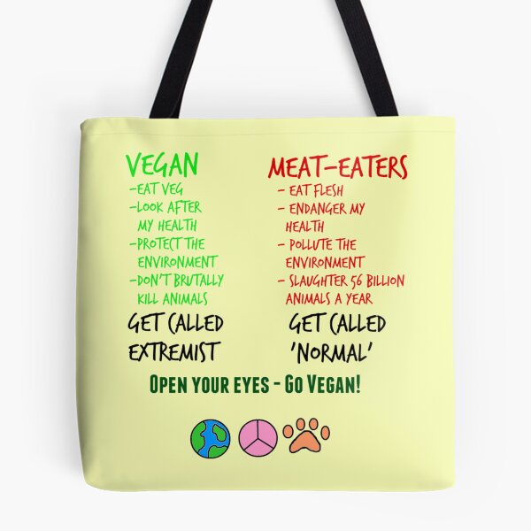 Item preview, Open Your Eyes - Go Vegan! designed and sold by thehippievegan.