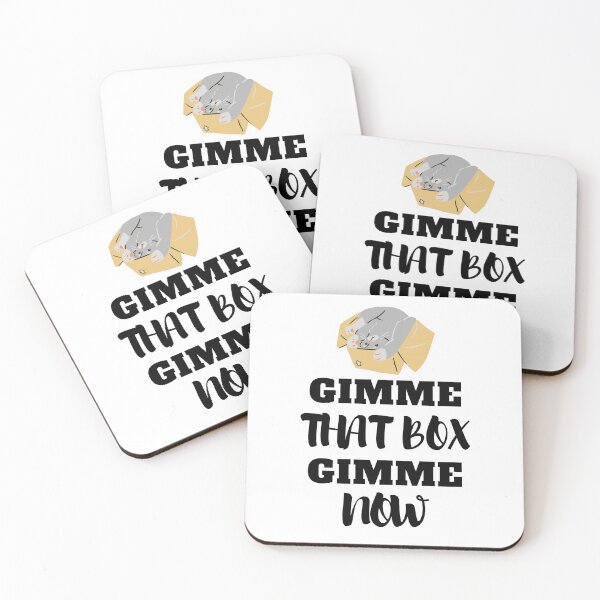 Item preview, Gimme That Box (Black) designed and sold by GiveMePaws.