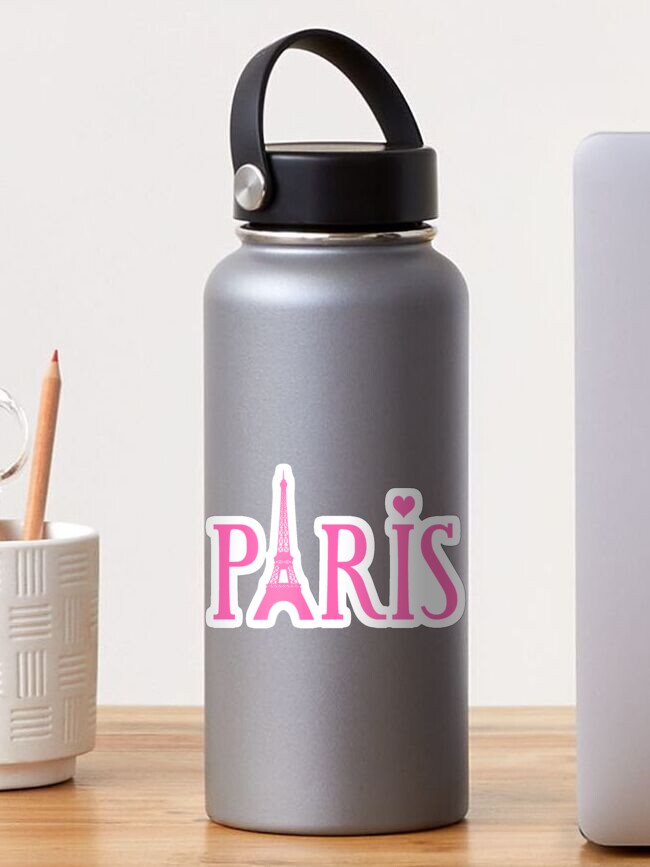 Paris Water Bottle - Pink