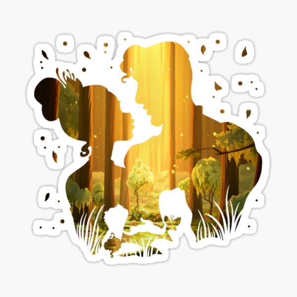 The Princess and the Frog Wedding Sticker