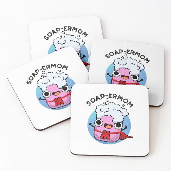Item preview, Soap-ermom Funny soap Mom Puns  designed and sold by punnybone.