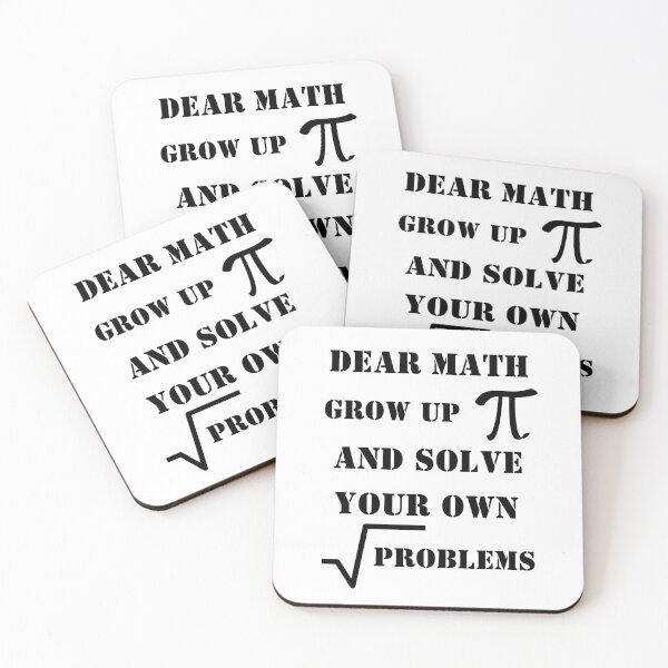 Item preview, Dear Math Grow Up And Solve Your Own Problems designed and sold by liftdesign.
