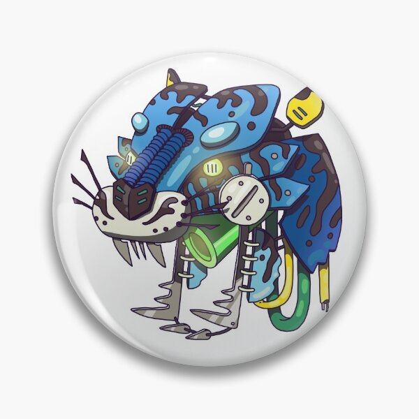 Item preview, Robo Tiger Blue designed and sold by WeFourCrows.