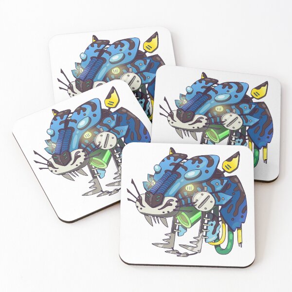 Item preview, Robo Tiger Blue designed and sold by WeFourCrows.