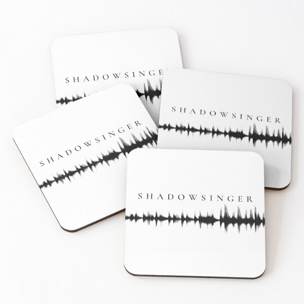 Item preview, Shadowsinger's Soundtrack (black on white) designed and sold by Bookdragon77.
