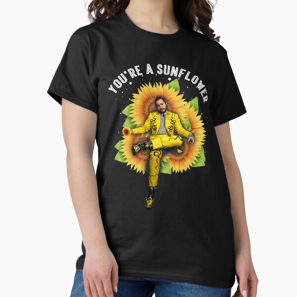 Item preview, P-O-S-T M-A-L-O-N-E You're-A Sunflower T-Shirt, designed and sold by QLDBVYT.