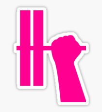 WORKOUT BAR - PINK Sticker
