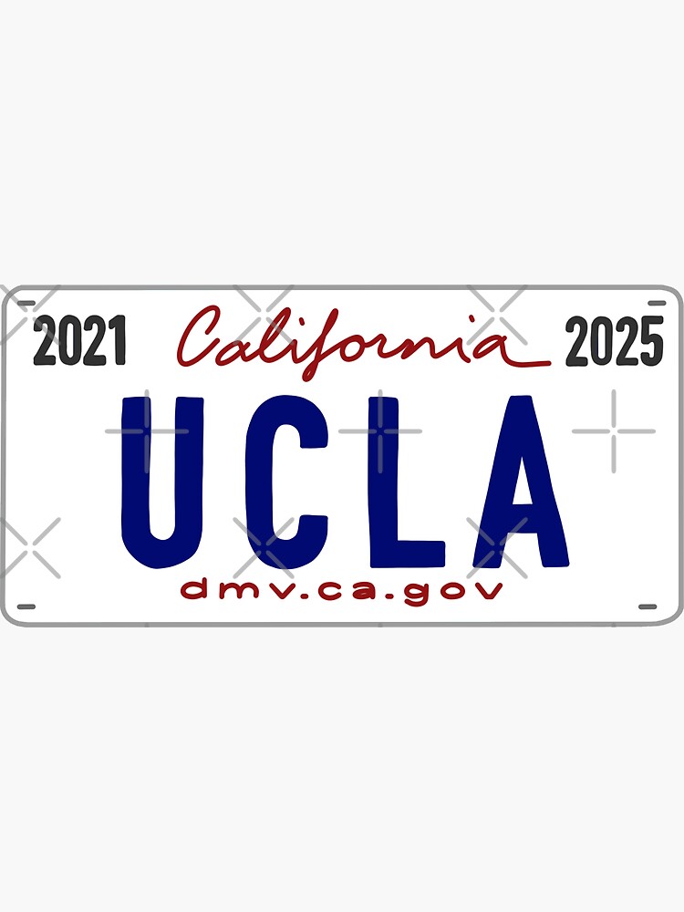 "Californian License Plate 20212025" Sticker for Sale by RocketTo