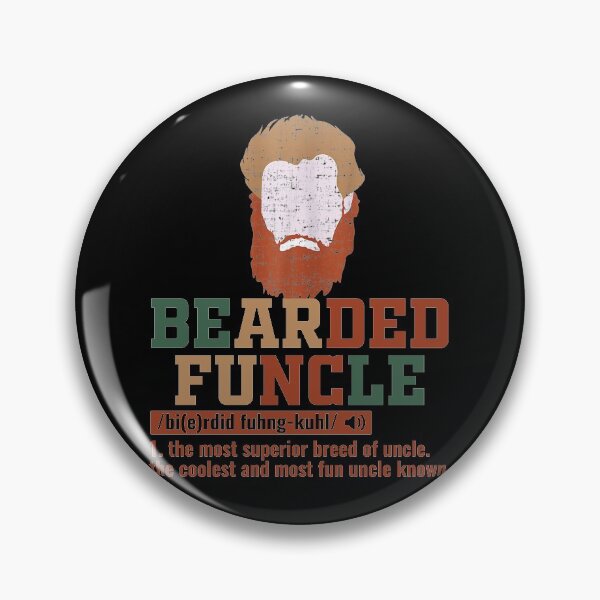 Item preview, Funcle Bearded Funcle Funny Bearded Uncle designed and sold by hasanmasud.