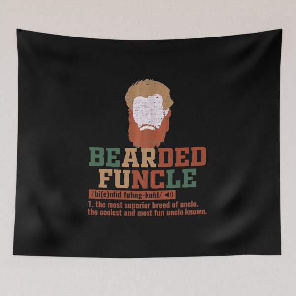 Item preview, Funcle Bearded Funcle Funny Bearded Uncle designed and sold by hasanmasud.