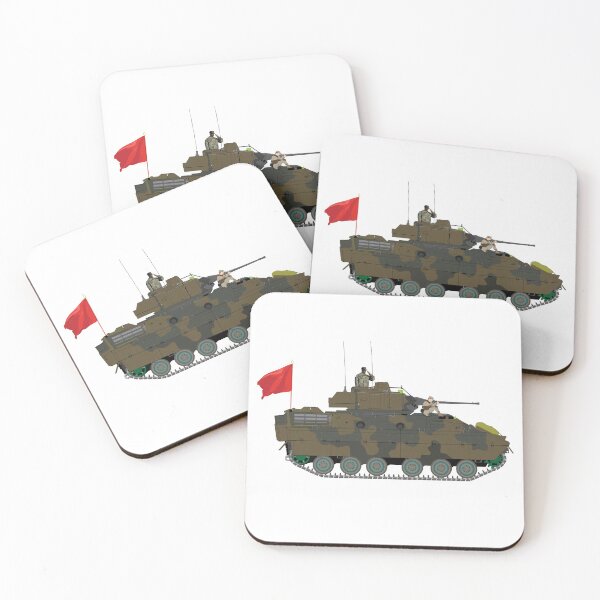 Item preview, American Bradley Fighting Vehicle - Armed Military Tank designed and sold by Matt Ballinger.
