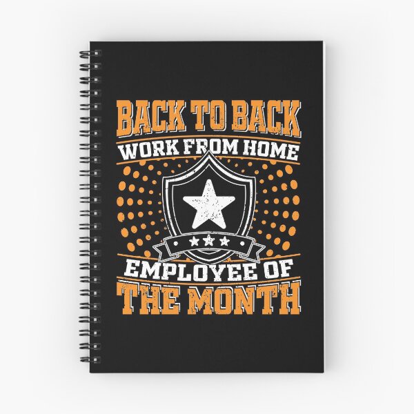 Item preview, Back To Back Work From Home Employee Of The Month designed and sold by RedQuality.