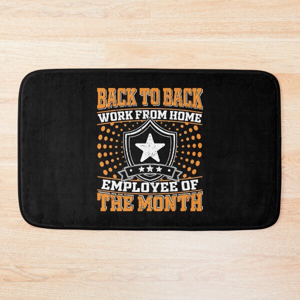 Item preview, Back To Back Work From Home Employee Of The Month designed and sold by RedQuality.