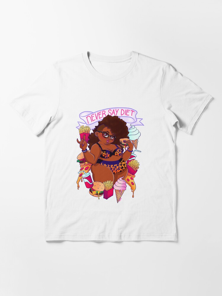 Alternate view of Never Say Diet Essential T-Shirt
